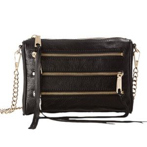 danier three zipper crossbody bag